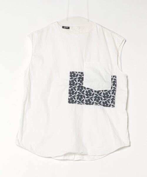 JIL SANDER NAVY（ジルサンダーネイビー） 半袖ブラウス 38 ホワイト 