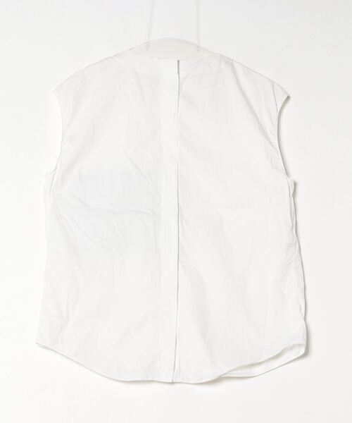 「JIL SANDER NAVY」 半袖ブラウス 38 ホワイト レディース_画像2
