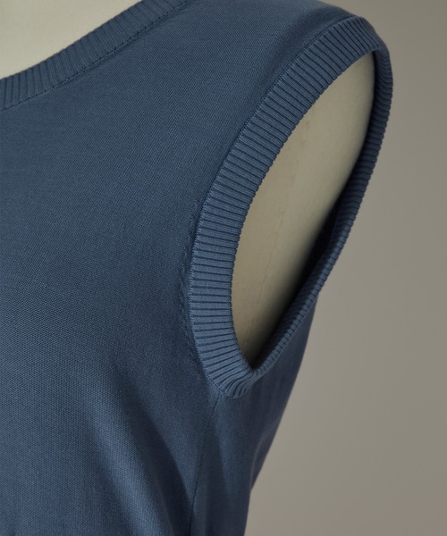 「CINOH」 ニットワンピース 36 グレー レディース_画像7