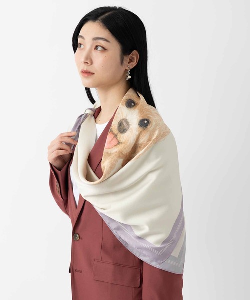 Jubilee（ジュビリー） スカーフ バンダナ 「32柄」 犬・猫 アニマル柄