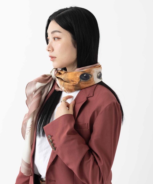 Jubilee（ジュビリー） スカーフ バンダナ 「32柄」 犬・猫 アニマル柄