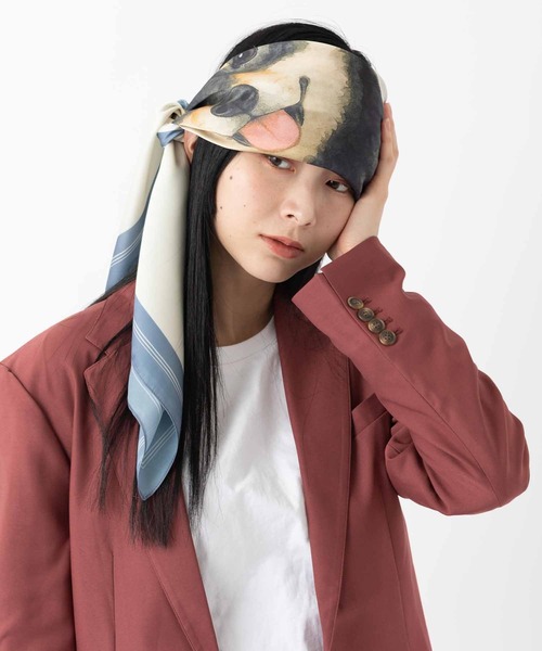 Jubilee（ジュビリー） スカーフ バンダナ 「32柄」 犬・猫 アニマル柄