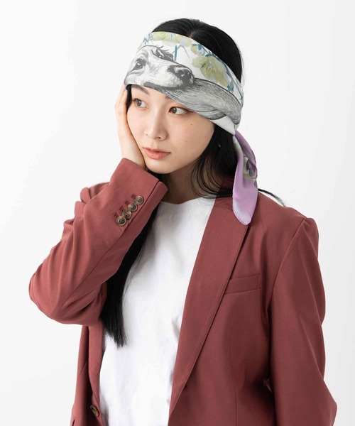 Jubilee（ジュビリー） スカーフ バンダナ 「32柄」 犬・猫 アニマル柄
