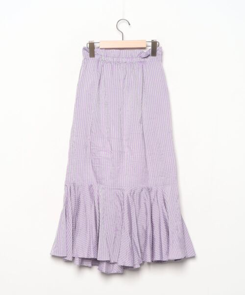「TSURU by Mariko Oikawa」 フレアスカート FREE パープル レディース_画像2