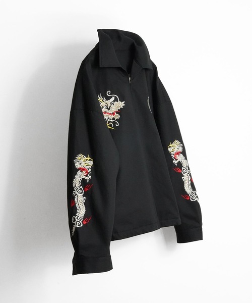SeeSew ブルゾン アウター 「UNISEX」ORIENTAL EMBROIDERY JACKET