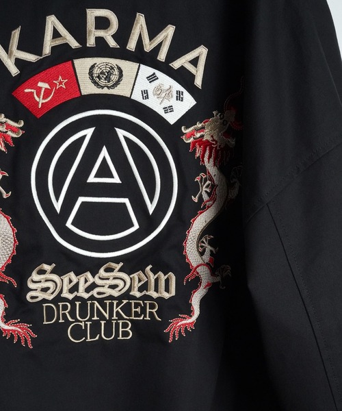 SeeSew ブルゾン アウター 「UNISEX」ORIENTAL EMBROIDERY JACKET