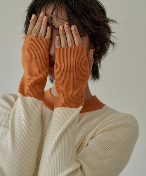 「miette」 長袖ニット FREE ブラック レディース_画像5