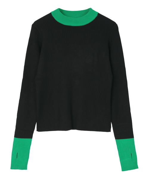 「miette」 長袖ニット FREE ブラック レディース_画像9