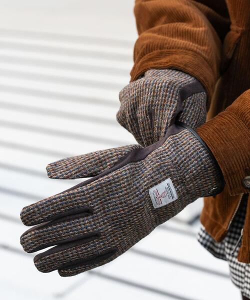 マッキントッシュ♥ツイードグローブ(メンズ用) HARRIS TWEED（ハリスツイード） 手袋 HARRIS TWEEDグローブ メンズ