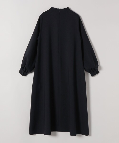 SHIPS any ワンピース any:「洗濯機可能」ダブルクロス フリル パフ