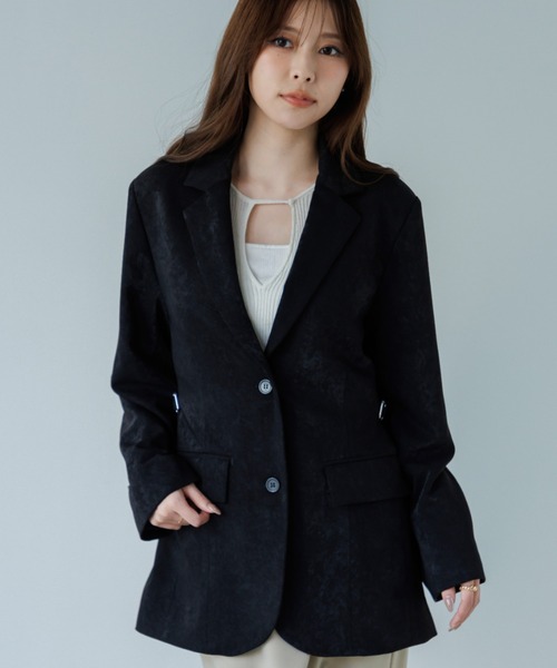ジャケット テーラードジャケット waist belt tailored jacket