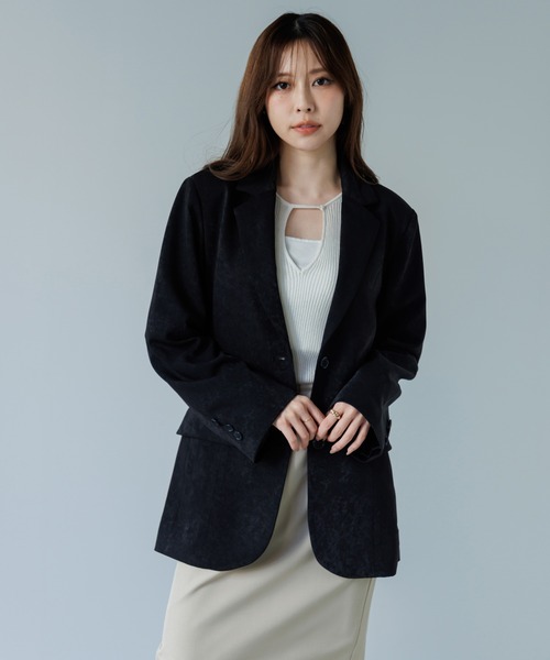 ジャケット テーラードジャケット waist belt tailored jacket