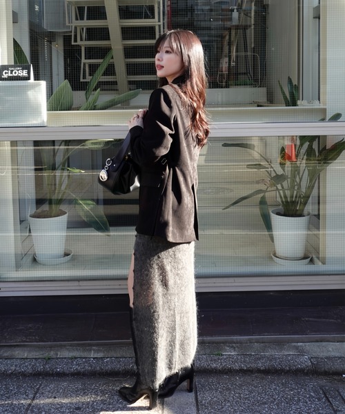ジャケット テーラードジャケット waist belt tailored jacket