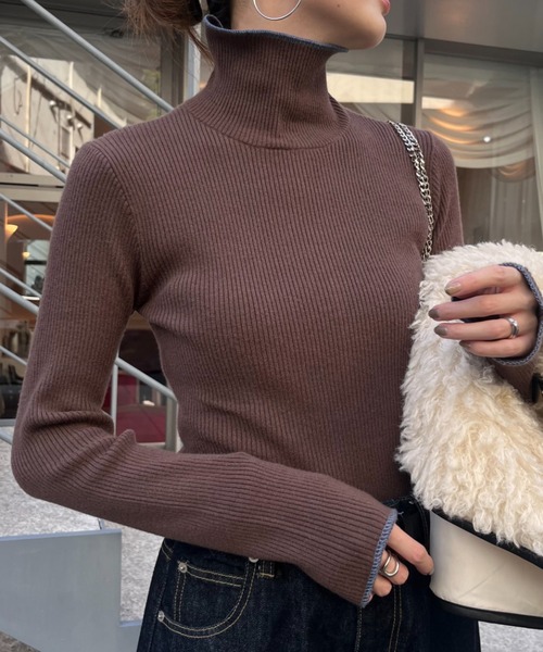 「CIAOPANIC TYPY」 タートルネックニット ONE SIZE ベージュ レディース_画像5