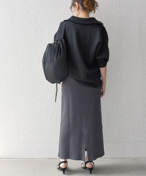 「SHIPS any」 長袖ニット ONE SIZE ベージュ レディース_画像9