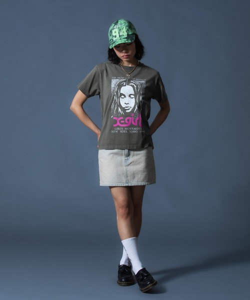 新品　XG X-girl FACE S/S TEE エックスガール　ガール X-girl（エックスガール） レディース フェイス Tシャツ FACE S S TEE