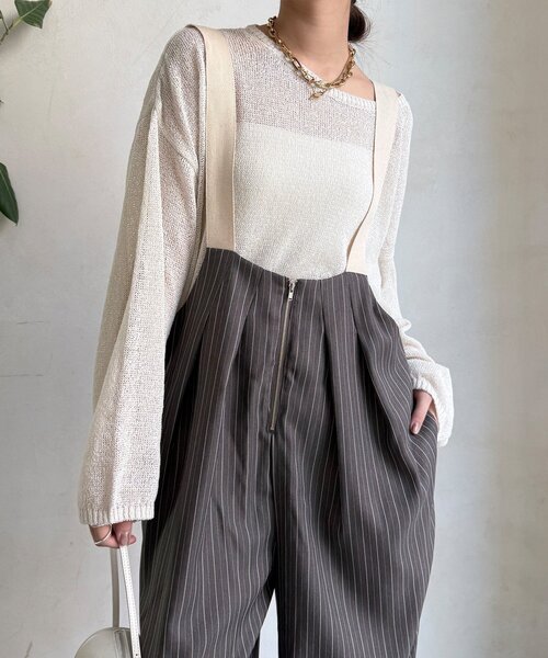 DouDou（ドゥドゥ） オールインワン 「WEB限定」ツータックサロペット