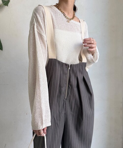 DouDou（ドゥドゥ） オールインワン 「WEB限定」ツータックサロペット