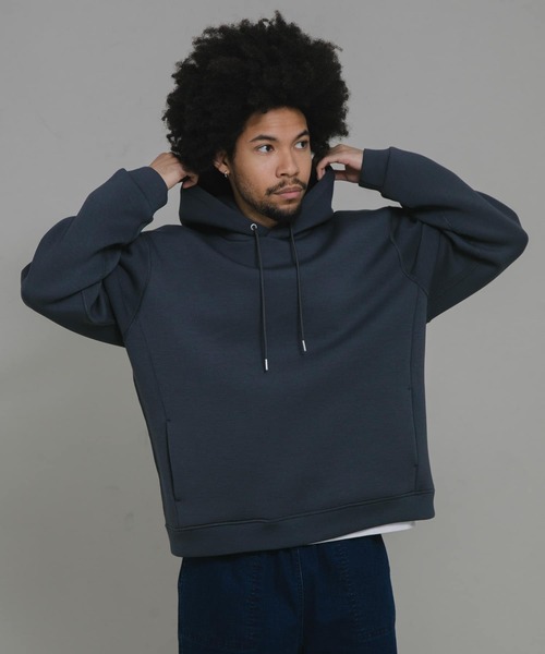 「URBAN RESEARCH Sonny Label」 プルオーバーパーカー LARGE チャコールグレー メンズ_画像3