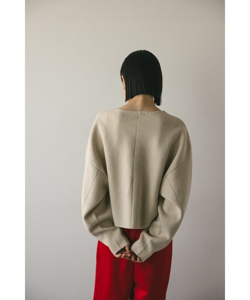 「STYLEMIXER」 長袖ニット FREE ブルー レディース_画像6
