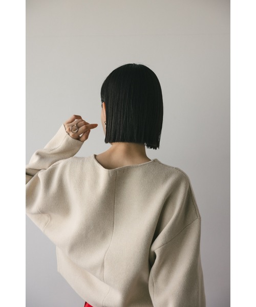 「STYLEMIXER」 長袖ニット FREE ブルー レディース_画像7