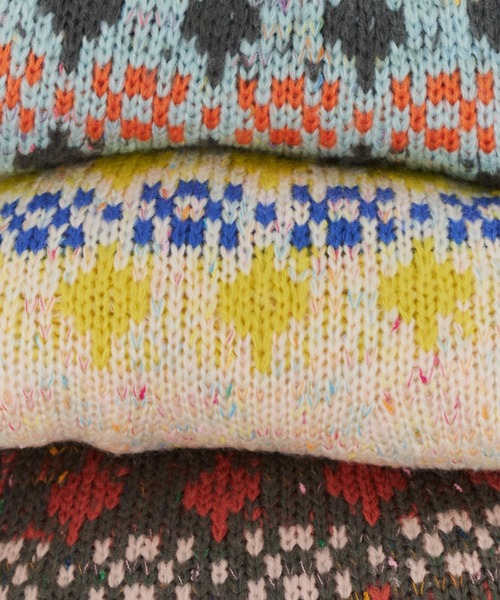 「Unitage」 長袖ニット FREE チャコールグレー レディース_画像5