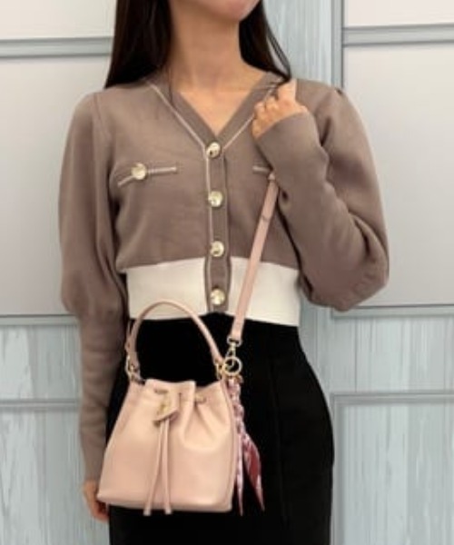 Samantha Vega（サマンサベガ） ショルダーバッグ バッグ ロゴ金具巾着