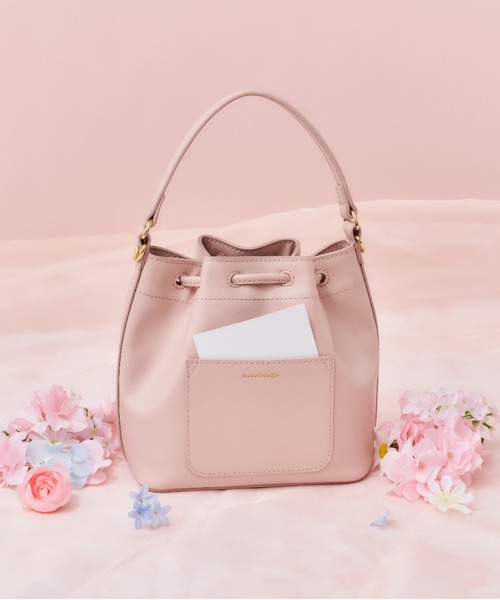 美品Samantha Vega バッグ Samantha Vega（サマンサベガ） ショルダーバッグ バッグ ロゴ金具巾着