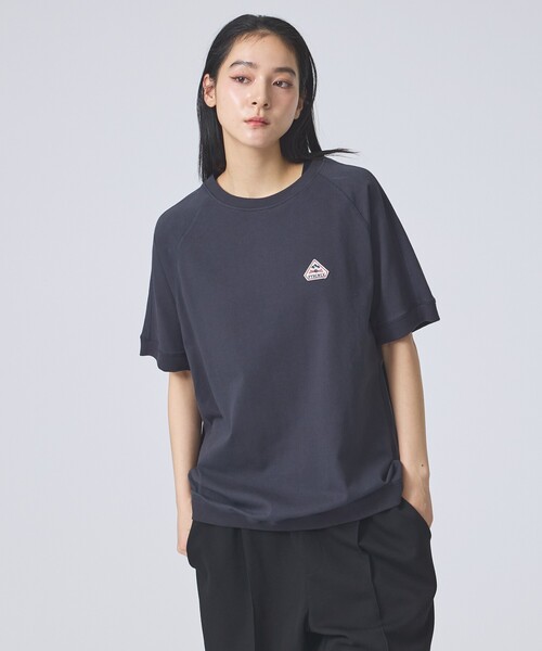 PYRENEX ピレネックス 半袖Tシャツ ネイビー　メンズ、レディース兼用 Pyrenex（ピレネックス） tシャツ HMR016 PEAK/ ラグランスリーブ 半袖