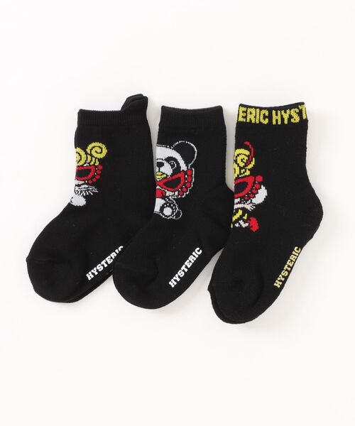HYSTERIC MINI（ヒステリックミニ） 靴下 MINI ALLSTAR ベビー3P