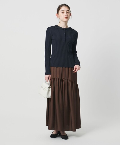 UNITED ARROWS（ユナイテッドアローズ） ロング スカート シルクライク