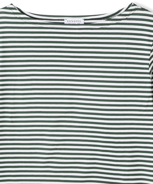 「SUNSPEL」 7分袖カットソー 2 ブラウン レディース_画像3
