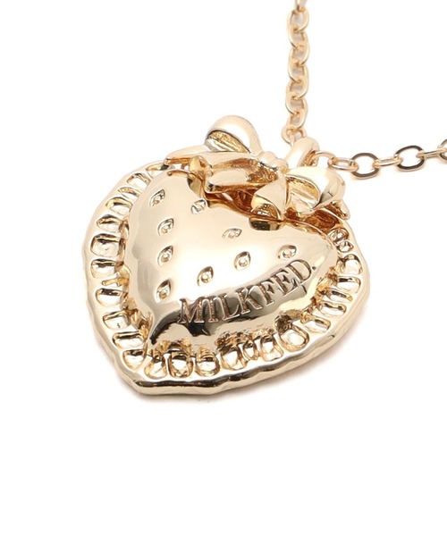 MILKFED.（ミルクフェド） ネックレス STRAWBERRY NECKLACE レディース 