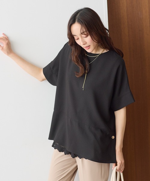 Elura（エルーラ） ブラウス シャツ 「UV・防シワ・接触冷感」サラサラ