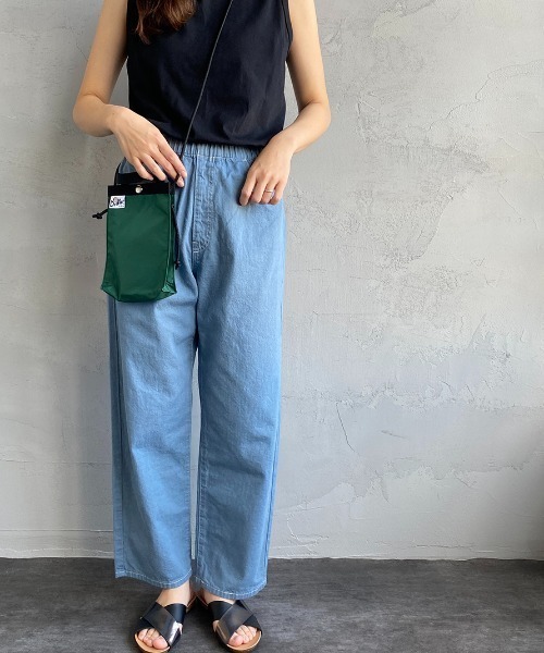 「DANTON」 デニムパンツ 36 ネイビー レディースの画像