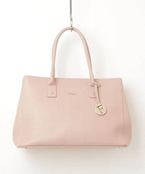 FURLA フルラ カレッジトートバッグ ピンク 本革 レザー 美品　イタリア製 FURLA（フルラ） トートバッグ - ピンク レディース : ZOZOTOWN Yahoo