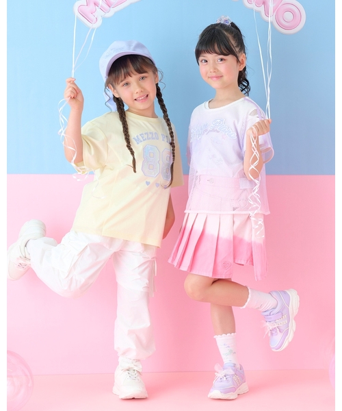 mezzo piano スカート グラデーション スカパン キッズ 子供服 女の子