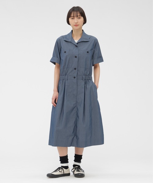 ワンピース mh MHL.（エムエイチエル） ワンピース SUPERLIGHT COTTON NYLON