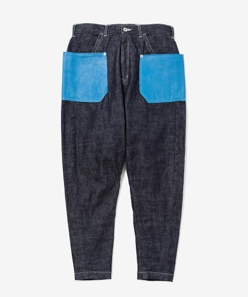 「rehacer」 デニムパンツ LARGE インディゴブルー メンズ_7