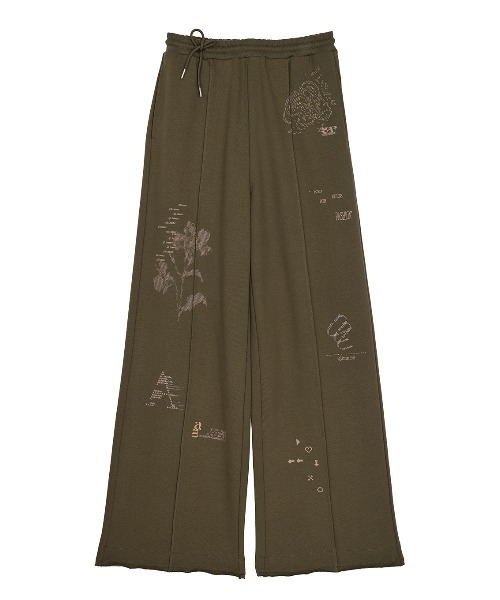Ameri（アメリ） スウェットパンツ ジャージ GRAPHIC ART SWEAT PANTS