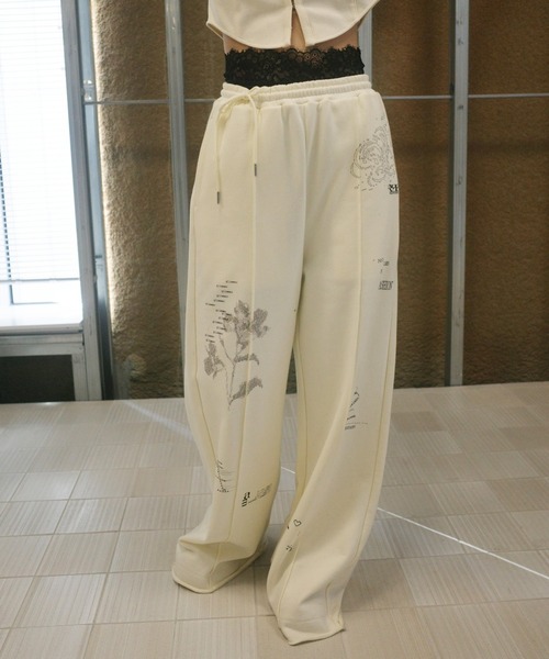 Ameri（アメリ） スウェットパンツ ジャージ GRAPHIC ART SWEAT PANTS