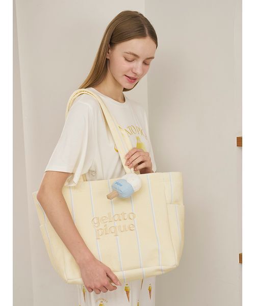gelato pique（ジェラートピケ） トートバッグ パイルバッグ