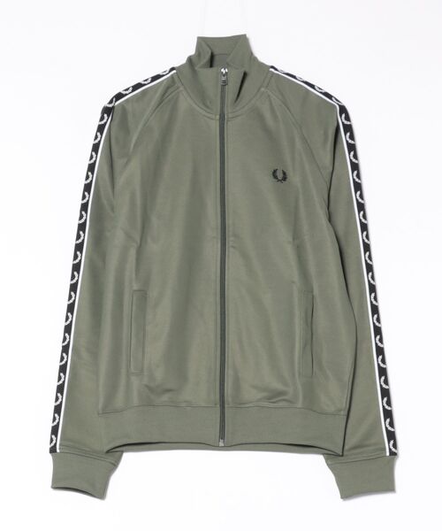FRED PERRY（フレッドペリー） ジャージブルゾン L グリーン メンズ