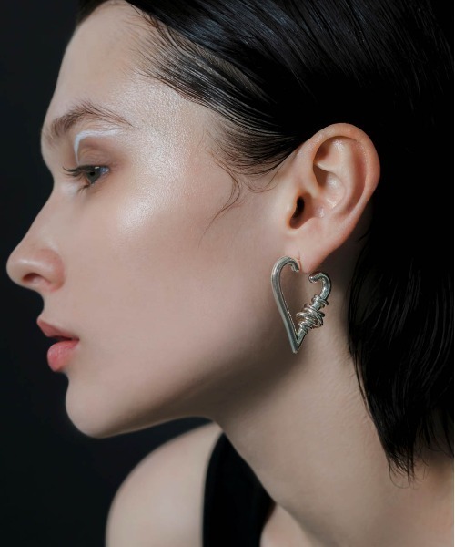 「LAPUIS」 ピアス（両耳用） FREE シルバー レディース_画像9