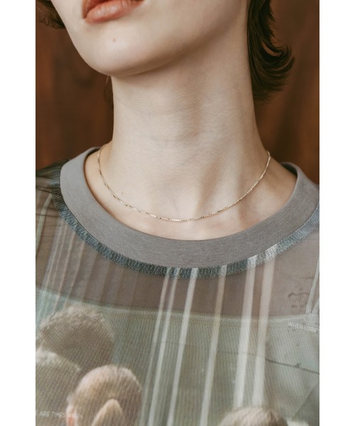 Knuth Marf（クヌースマーフ） tシャツ school sheer long-sleeve tee