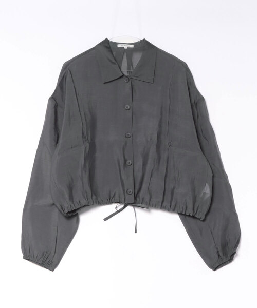 カーディガン Studio Doe Tencel Drawstring Cardigan レディースの画像