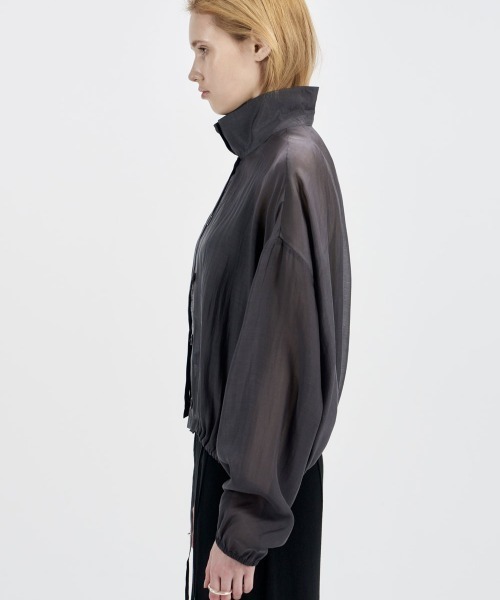 カーディガン Studio Doe Tencel Drawstring Cardigan レディースの画像