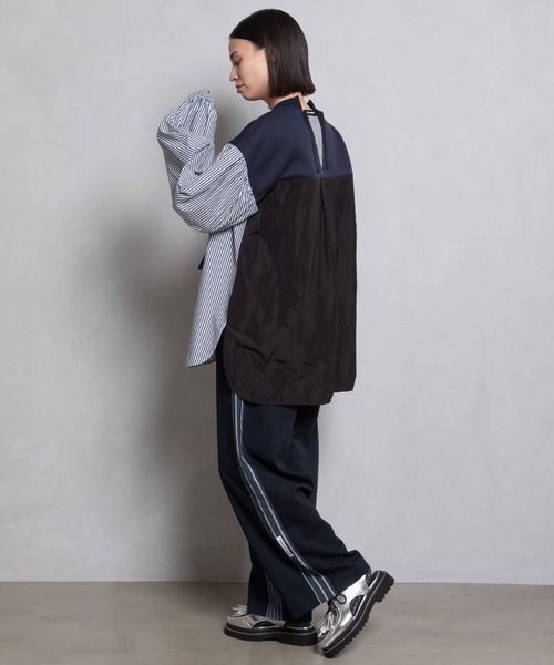 「MARECHAL TERRE」 イージーパンツ MEDIUM ブラック レディース_画像5