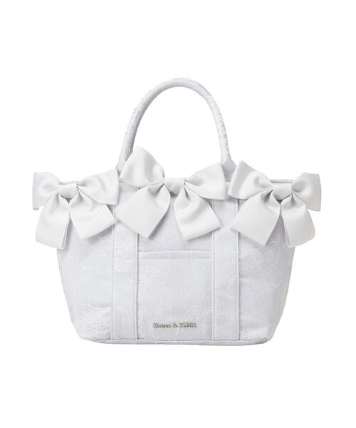 Maison de FLEUR（メゾンドフルール） トートバッグ ブルーマニア