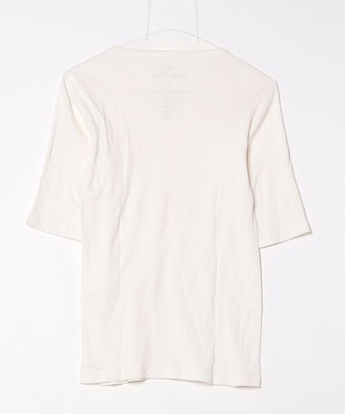 「LOUNGE LIZARD」 7分袖Tシャツ 3 ホワイト メンズ_画像2
